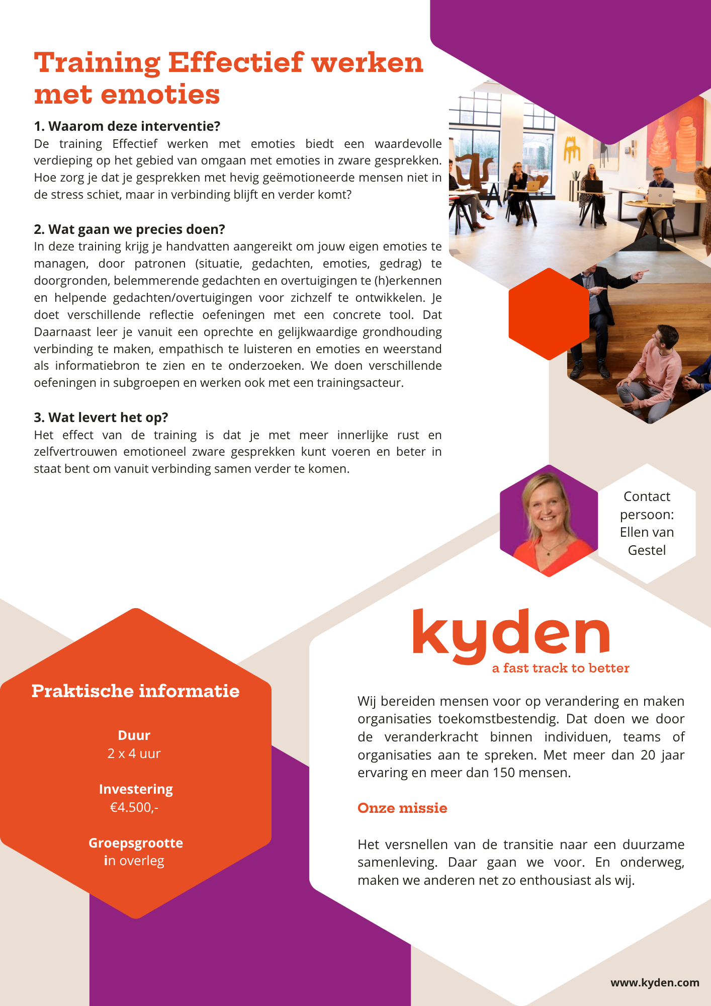 Effectief werken met emoties